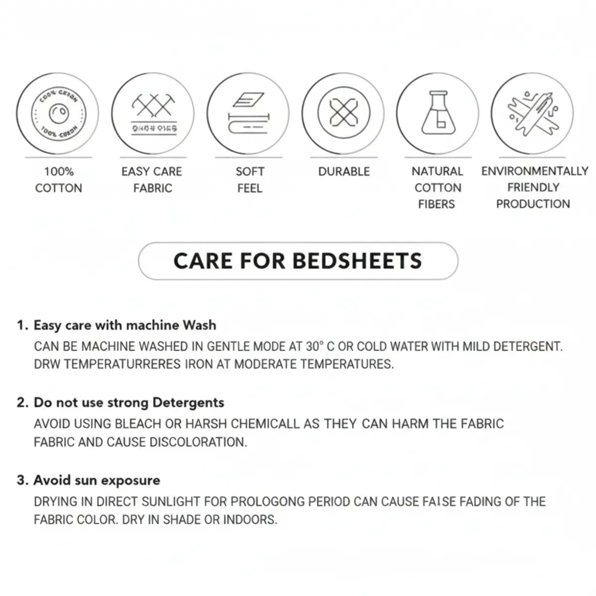 INDIESHADES QueenSize 100% Pure Cotton Bedsheet with Pillow Covers (Copy)