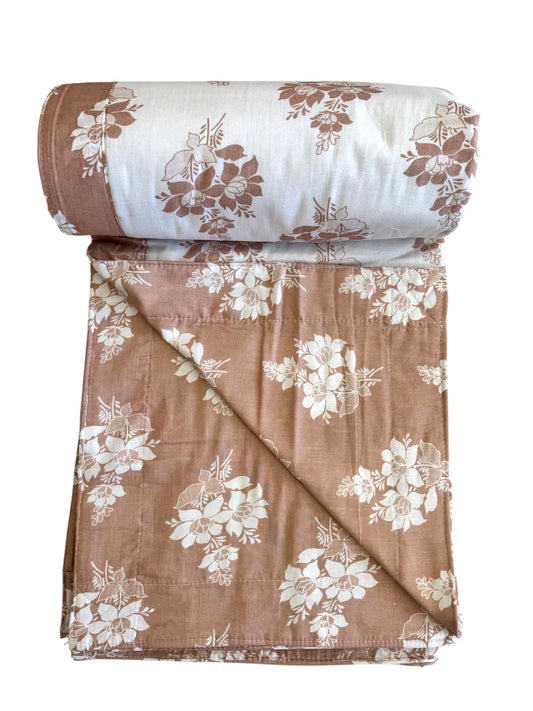 INDIESHADES 120 GSM Premium Cotton Printed Dohar ( MULTICOLOR )