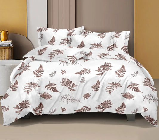 INDIESHADES King Size 100% Pure Cotton Bedsheet with Pillow Covers