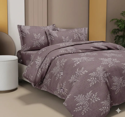 INDIESHADES King Size 100% Pure Cotton Bedsheet with Pillow Covers