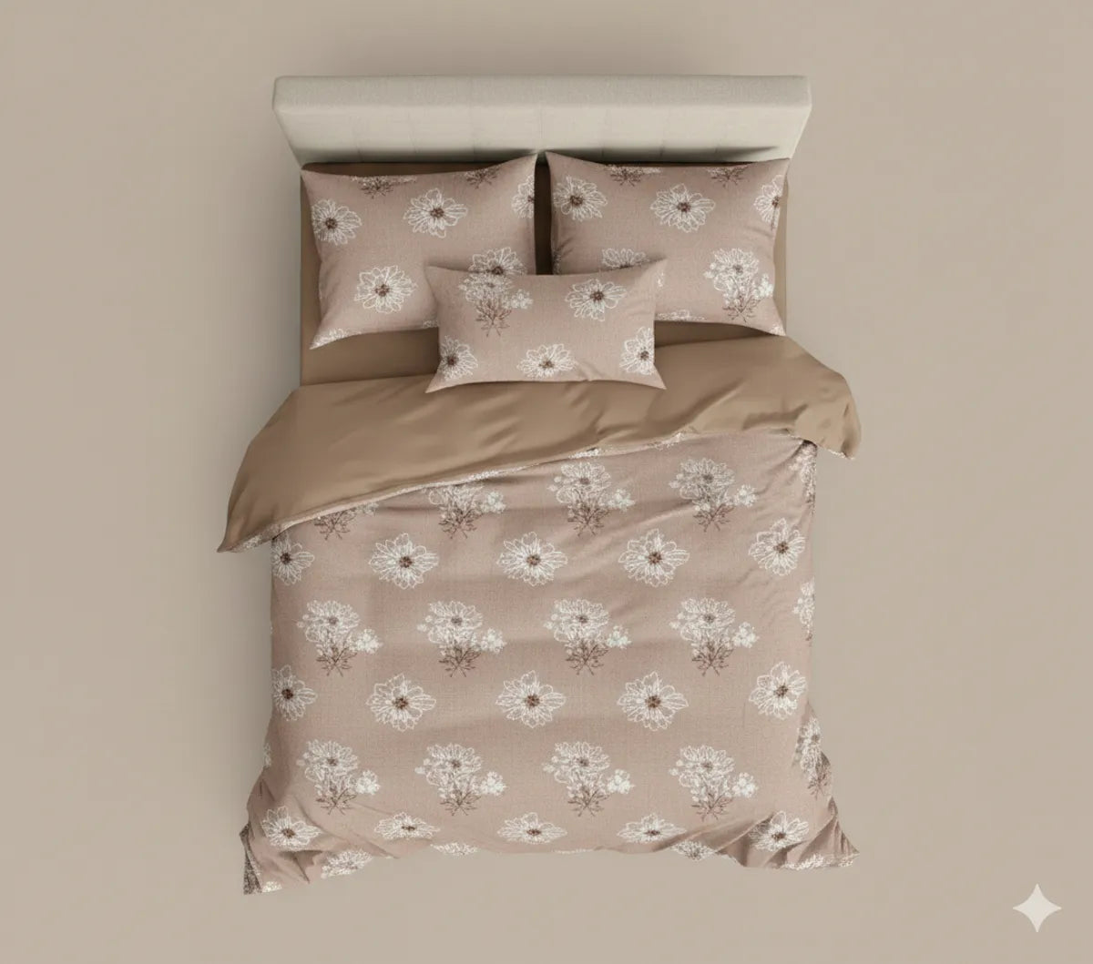 INDIESHADES King Size 100% Pure Cotton Bedsheet with Pillow Covers