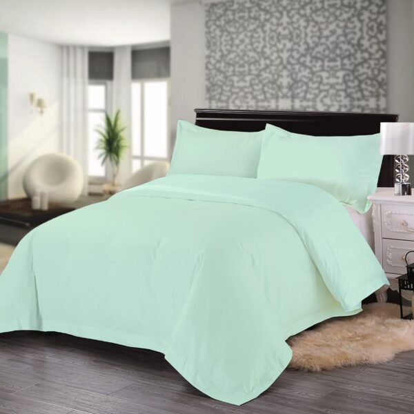 Spanish Shards Luxurious Percale Cotton Queen Size Bedsheet With Pillow Covers